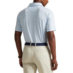 RLX Ralph Lauren Classic Fit Printed Airflow Golf Polo Shirt - Office Blue Boogey Texture
