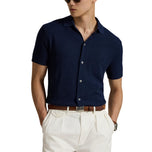 RLX Ralph Lauren Cotton-Linen Blend Golf Shirt-