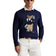 RLX Ralph Lauren Polo Bear Merino Coolmax Golf Pullover - Angkatan Laut Refined