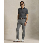 RLX Ralph Lauren Cotton Coolmax Rajut Golf Polo Shirt - Grey Combo