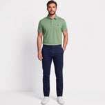 RLX Ralph Lauren Performance Stretch Mesh Golf Polo Shirt - Pedalaman Hijau