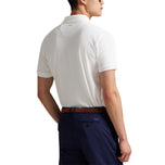 RLX Polo Prestasi Ralph Lauren Performance Stretch Mesh Golf Polo Shirt - Seramik Putih