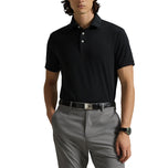 RLX Ralph Lauren skräddarsydd passform Lätt luftflödesgolfpolo -skjorta - Polo Black
