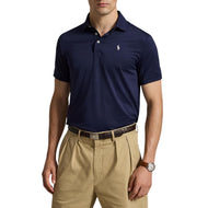 RLX Ralph Lauren Performance Stretch Mesh Golfpikétröja - Raffinerad marinblå