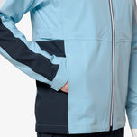 Jaket Golf Tahan Air Galvin Green Arlo - Biru Kristal/Angkatan Laut
