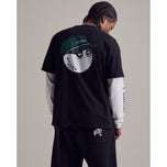 말본 버뮤다 볼드윈 골프 티 - 블랙