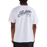 Malbon Bermuda Maxwell Golf Tee - Vit