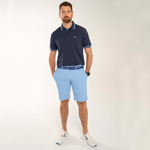 BOSS Paddy Cotton Pique Polo - Open Blue