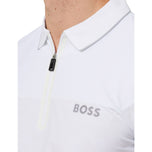 Boss Philix Slim Fit Golf Polo Shirt - White