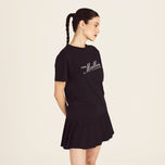 Kaus Golf Malbon Klub Wanita Malbon - Hitam