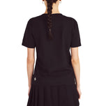 Kaus Golf Malbon Klub Wanita Malbon - Hitam