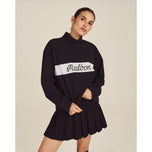 Malbon Women's Crosscourt Golf Windbreaker - Hitam