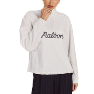 Malbon Women's Crosscourt Golf Windbreaker - Putih
