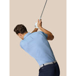 Kaos Golf Knit Pinnacle Pinnacle Knit Polo - Langit Biru/Angkatan Laut Midnight