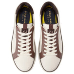 Cole Haan GrandPrø Topspin Sepatu Golf Lebar Tahan Air - Gading/CHSTNT