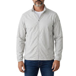 Jaket Golf Windbreaker Kiawah Wanita Cross - Kelabu Pucat