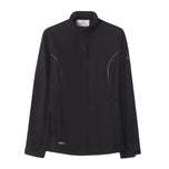 跨女子专业防水雨高尔夫球夹克 - 黑色