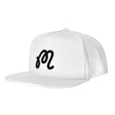 Malbon M Golf Snapback Cap - White
