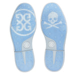 G/Fore Leather Brogue Tuxedo Golf Shoes - Snow/Nimbus