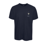 T-Shirt Lengan Pendek Teras Golf Eastside - Tentera Laut