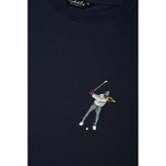 T-Shirt Lengan Pendek Teras Golf Eastside - Tentera Laut