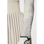 J.Lindeberg Women's Ella Print Compression Golf Shirt - Warp Ambrosia