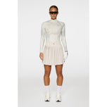 J.Lindeberg Women's Ella Print Compression Golf Shirt - Warp Ambrosia