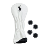 RLX Ralph Lauren Embroidered Fairway Head Cover - White