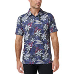 트래비스 매튜 페더웨이트 오픈 베이 골프 폴로 셔츠 - 블랙