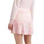 G/Fore 女式迷彩丝质科技尼龙 A 字高尔夫裙裤 - 浮雕