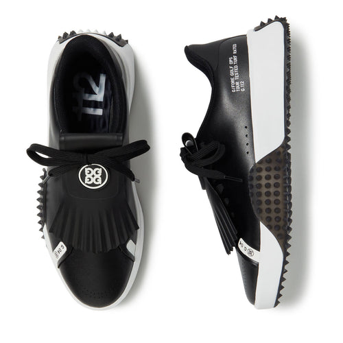 G/Fore Women's G.112 Leather Kiltie Golf Shoes - Onyx