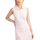 G/Fore Women&#39;s Camo Silky Tech Nylon Sleeveless Golf Polo - Cameo