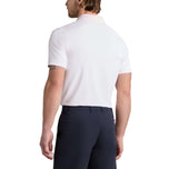 G/Fore Feeder Stripe Fine Tech Jersey Golf Polo Shirt - Blush