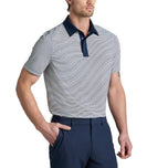 G/Fore Feeder Rand Fine Tech Jersey Golf Polo Shirt - Twilight