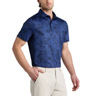 G/Fore Icon Camo Tech Jersey Golf Polo Shirt - Twilight