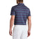 G/Fore Multi Stripe Tech Pique Performance Golf Polo Shirt -Twilight/Lava