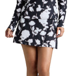 G/kedepan jersey golf teknologi cetak bunga blur wanita skort - onyx