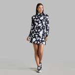 G/kedepan jersey golf teknologi cetak bunga blur wanita skort - onyx