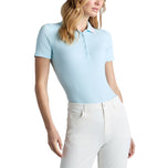 G/kedepan kerah berkotak -kotak wanita berusuk golf golf polo kemeja - fajar