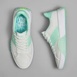 G/Fore Women's G.112 Perforated Leather Kiltie Golf Shoes - Snow/Mentol