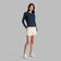 G/Fore Women 's Pointelle G Crewneck Golf Sweater- 황혼