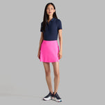 Baju Polo Golf Nilon Berusuk G/Fore Wanita - Twilight