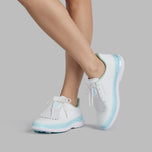 g/Fore女燕尾服条纹斑点gallivan2r kiltie高尔夫鞋 - 雪/黎明