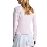 G/hadapan wanita Silky Tech Nylon 1/4 Zip Golf Pullover - Blush