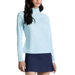 G/Fore Women's Silky Tech Nylon 1/4 Zip Golf Pullover - Daybreak