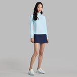 G/Fore Women's Silky Tech Nylon 1/4 Zip Golf Pullover - Daybreak