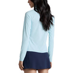 G/Fore Women's Silky Tech Nylon 1/4 Zip Golf Pullover - Daybreak