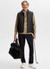 J.Lindeberg Lassy Quarter Zip Golf Midlayer - Brindle