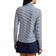 RLX Ralph Lauren Wanita UV Stretch Jersey 1/4 Zip Golf Pullover - Halus Navy/Cremic White/Blue Mist