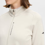 J.Lindeberg Women's Selena Full Zip Golf Mid-Layer -  Moonbeam